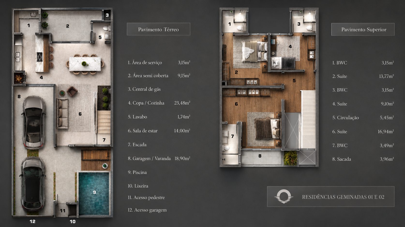 Casa 1 e 2